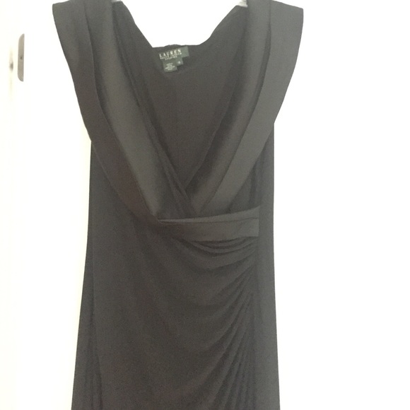 Black evening gown.