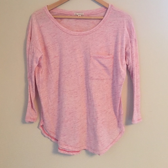 Pink long sleeve tee