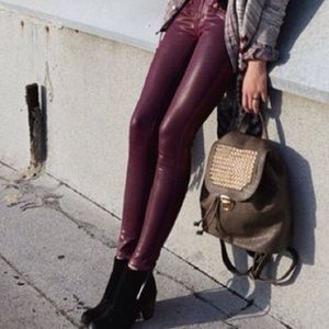 Super Cool Carmar Wax 3 Zip Low Rise Skinny Jean