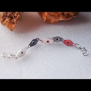 handmade & handcrafted gemstone jewelry Jewelry - 925 Silver Stamp Red Jasper Bracelet 7 1/2" handmade & handcrafted gemstone jewelry Jewelry - 925 Silver Stamp Red Jasper Bracelet 7 1/2"