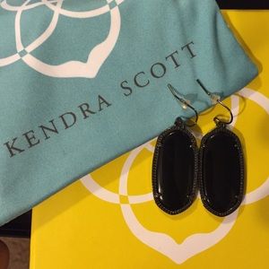 Kendra Scott Elle Earrings Gunmetal