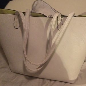 Huge white tote