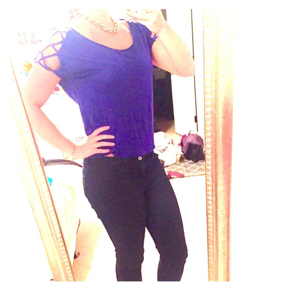 Purple top from Foreign Exchange