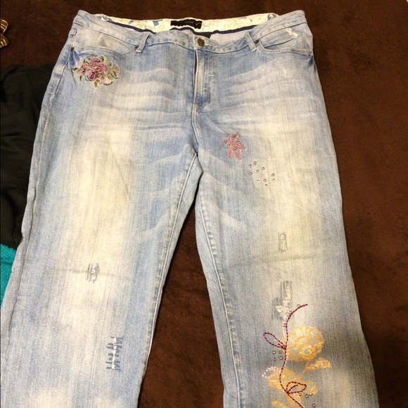 Embroider jeans