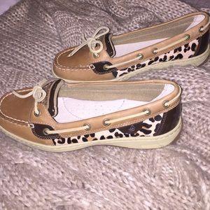 Sperry Top-Sider, leopard size 8