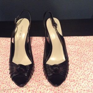 Black nine west heels. New without tags.