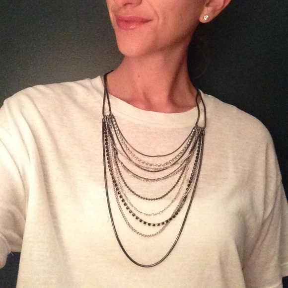 Multi Chain Necklace - Picture 2 of 3