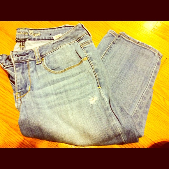 American Eagle skinny jeans.