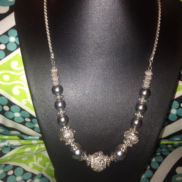 Necklace, Silver Plated