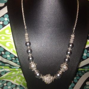 Necklace, Silver Plated