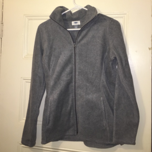 Gray never worn Old Navy fleece jacket. Size Small