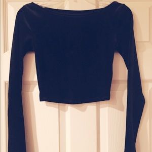 Velvet Crop Top