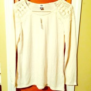 Old navy beige blouse