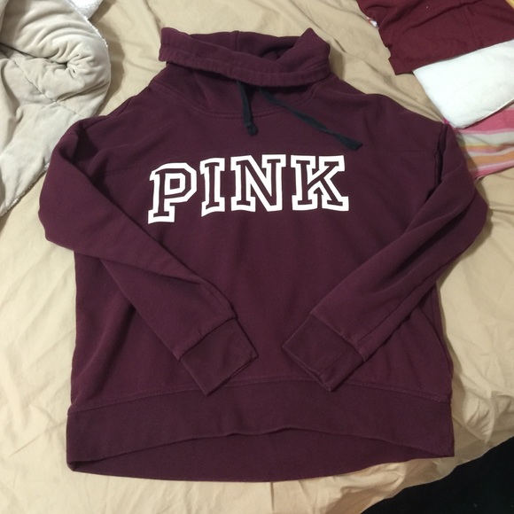 VS pink cowl neck