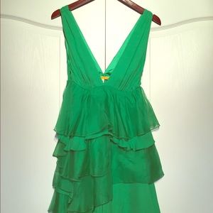 Alice + Olivia green dress