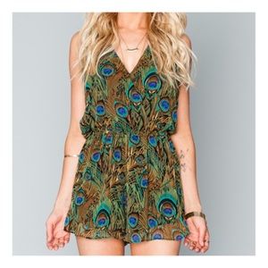 ROMPER ~ PEACOCK