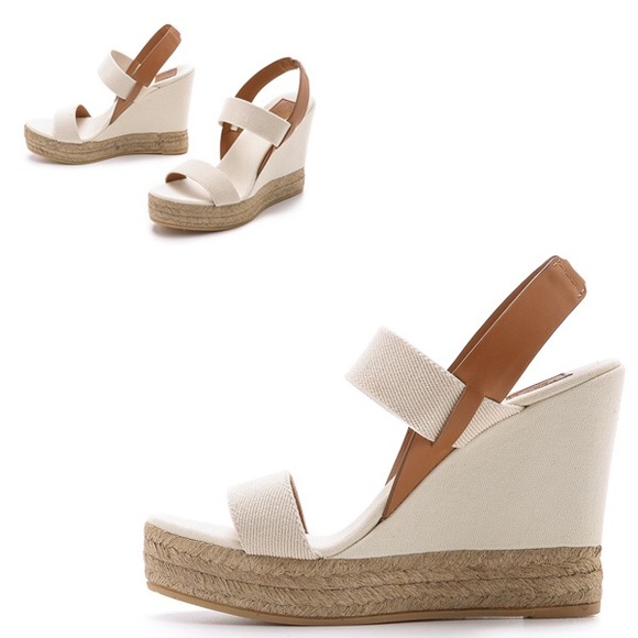 Tory Burch Wedge Sandals - Picture 1 of 4