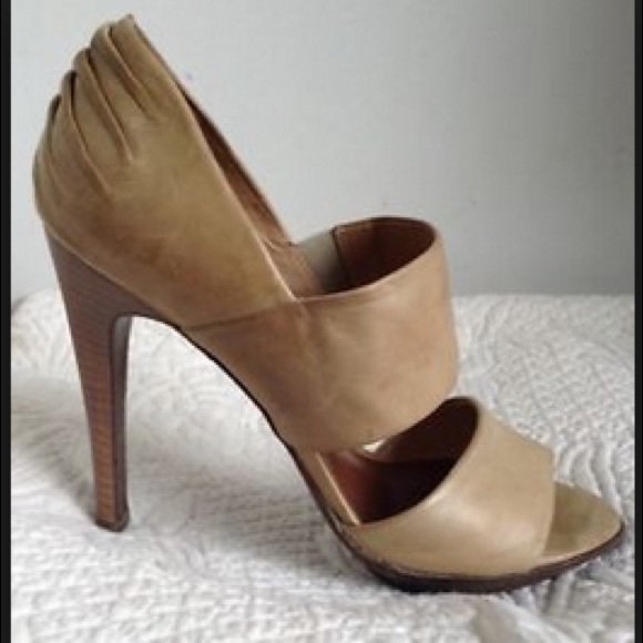 All Saints Spitalfields Celene Heel in Taupe Sz. 8