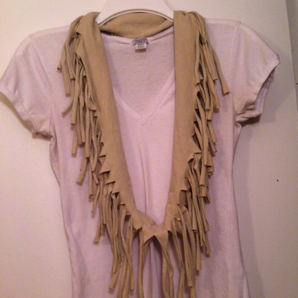Handmade tassel scarf