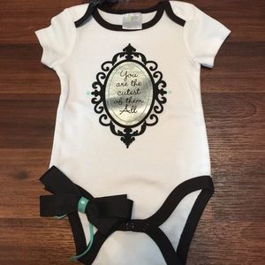 Baby girl onesie. Handmade