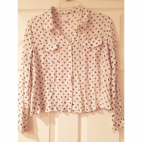 Bee patterned shirt