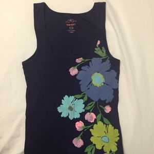 A cute floral tank top