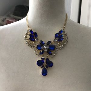 Blue sapphire necklace