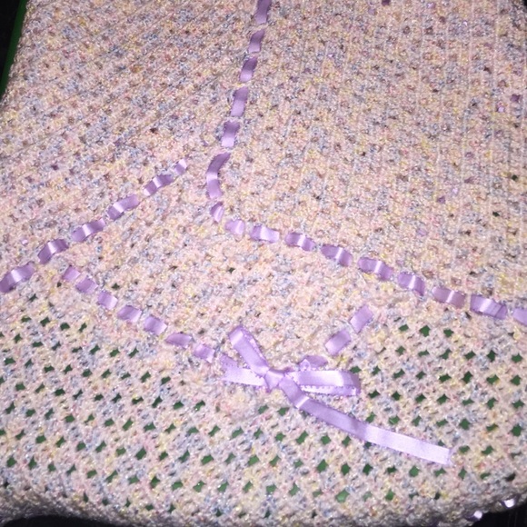 Beautiful handmade babys throw
