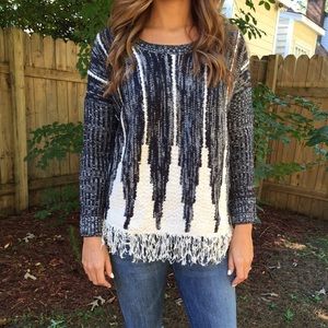 Sweater Fringe Top