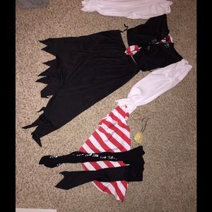 Adult small pirate costume