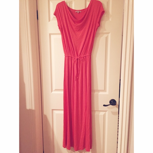 Hot pink maxi dress from Gap