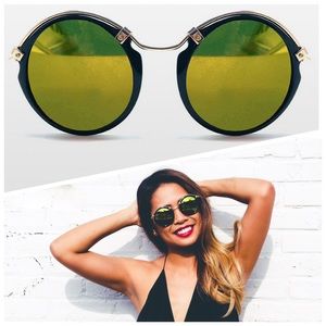 Ateen Green Mirrored Sunglasses by Spitfire