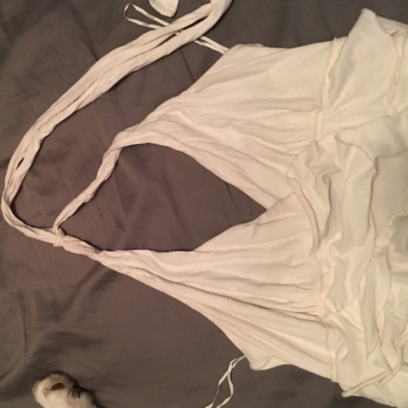 Express (s) Ruffle Halter Dress - Picture 2 of 4