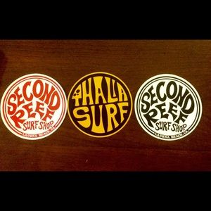 Rare surf stickers PayPal only