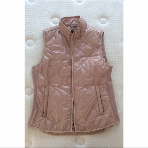 J. Crew Tops - J. Crew Puffer Vest - light pink/nude/blush