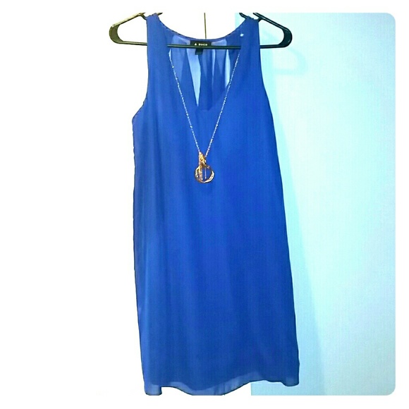 Blue dress