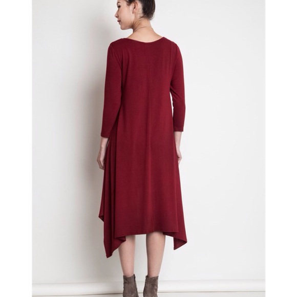 LOWEST PRICE Lover's Call Asymmetrical Midi Dress - Picture 3 of 3