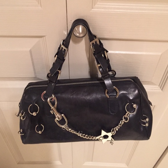 Dior pierced Boston bag