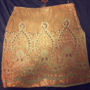 Francesca's Medium sequin skirt