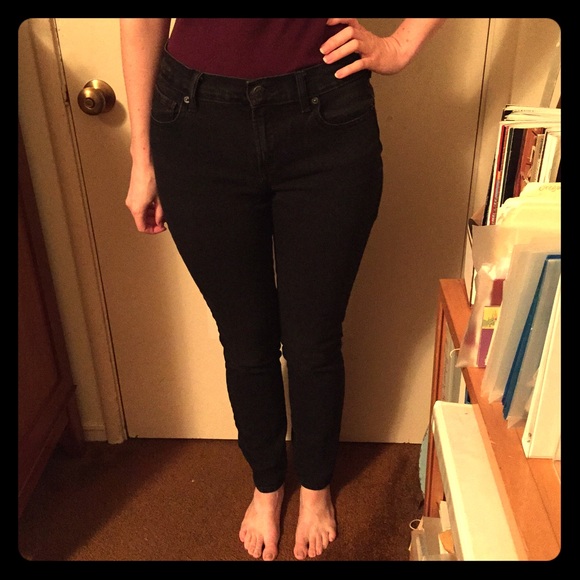 Old Navy black sweetheart skinny jeans