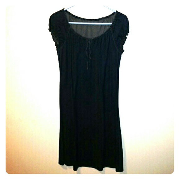 Blue denim dress