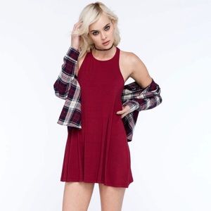 Full Tilt High Neck Swing Dress