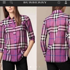 Women's Burberry Check shirt