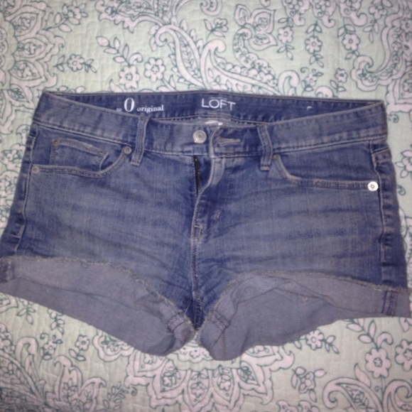 Loft jean shorts