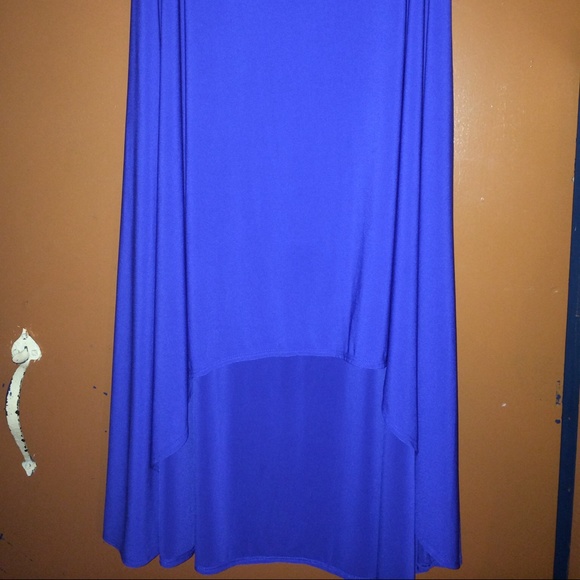 Chico blue high low skirt with tags