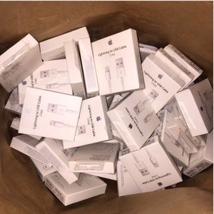 Brand new Apple charger cords (1m)