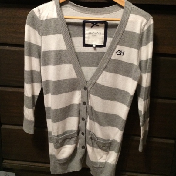 Gilly Hicks Grey Stripe Sweater