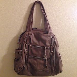 Junior Drake large leather handbag.