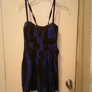 Blue and black shirt