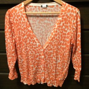 100% Cotton Animal Print Cardigan